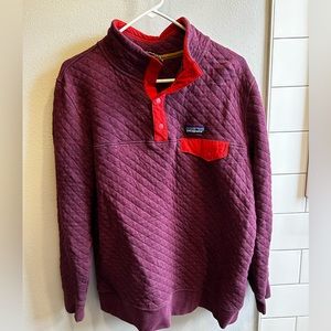Patagonia | Women’s Cotton Quilt Snap-T® Pullover | Violet Red | Size L | $65